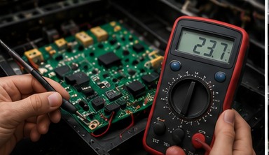 Ремонт электронного модуля LED-экрана